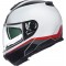 Cască moto Flip-up - Nolan N100-6 Incognito 344 Black White Red 2025