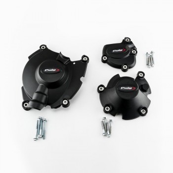 Kit capace protecție motor - Puig Engine Covers - Yamaha YZF-R1 2016-2024 (crash pad)