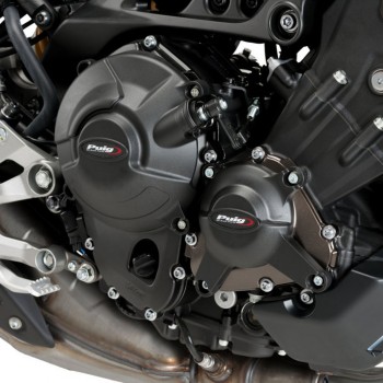 Kit capace protecție motor - Puig Engine Covers - Yamaha MT-09 / Tracer 900 2014-2020 (crash pad)