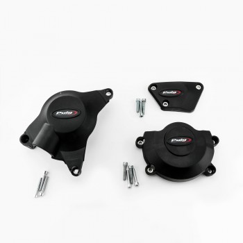 Kit capace protecție motor - Puig Engine Covers - Yamaha YZF-R6 2006-2020 (crash pad)