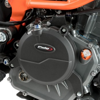 Kit capace protecție motor - Puig Engine Covers - KTM RC 390 / Duke 390 2016-2019 (crash pad)