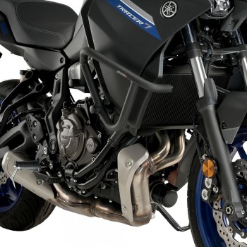 Kit protecții motor Puig - Yamaha MT-07 Tracer / Tracer 700 / Tracer 7 2020-2024 - Negru (crash bar superior)