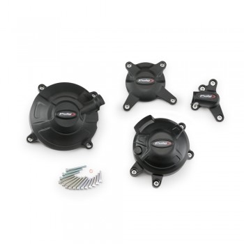 Kit capace protecție motor - Puig Engine Covers - Yamaha MT-09 / XSR 900 2021-2023 (crash pad)