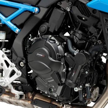 Kit capace protecție motor - Puig Engine Covers - Suzuki GSX-8R / GSX-8S / DL800 V-Strom 2023-2026 (crash pad)