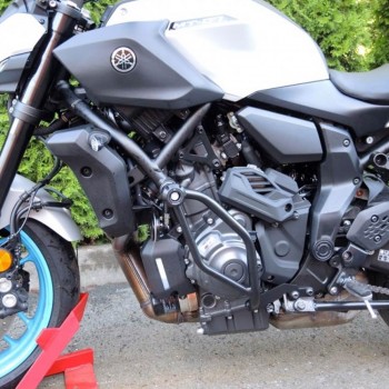 Kit protecții motor RDmoto - Yamaha MT-07 / XSR 700 2025 (crash bar + crash pads)