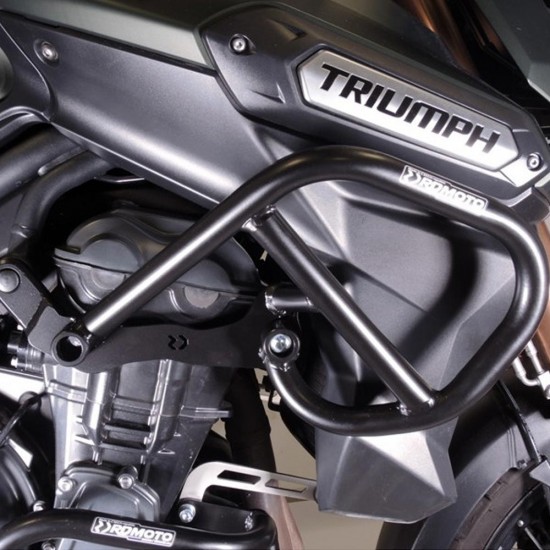 Kit protecții motor RDmoto - Triumph Tiger 1200 Explorer / XC 2011-2015 - Negru (crash bar superior) Kit protecții motor RDmoto - Triumph Tiger 1200 Explorer / XC 2011-2015 - Negru (crash bar superior)