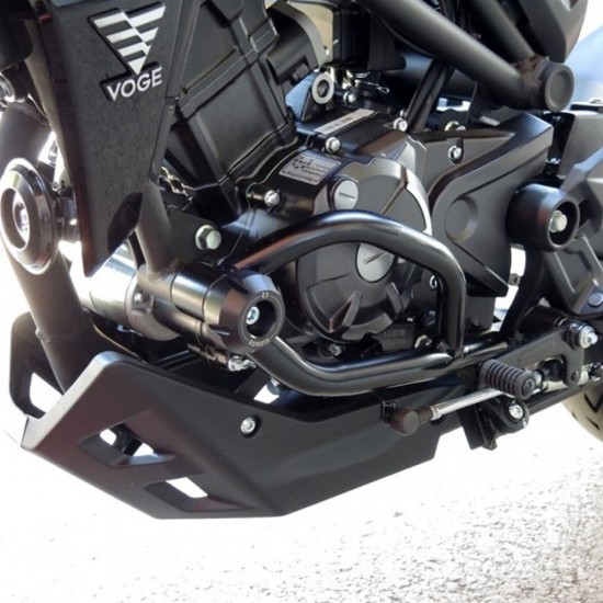 Kit protecții motor RDmoto - Voge 125R 2025 - Negru (crash bar complet) Kit protecții motor RDmoto - Voge 125R 2025 - Negru (crash bar complet)