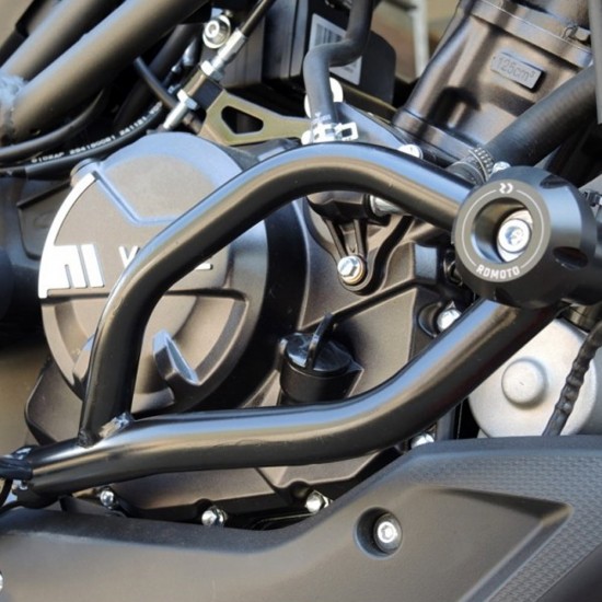 Kit protecții motor RDmoto - Voge 125R 2025 - Negru (crash bar complet) Kit protecții motor RDmoto - Voge 125R 2025 - Negru (crash bar complet)