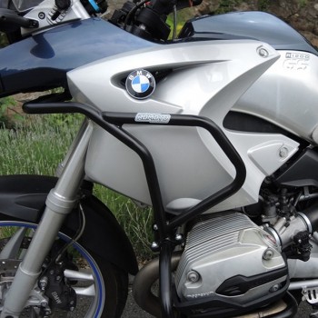 Kit protecții motor RDmoto - BMW R 1200 GS / Adventure 2004-2012 - Negru (crash bar superior)