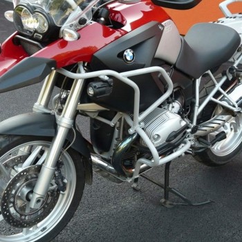 Kit protecții motor RDmoto - BMW R 1200 GS / Adventure 2004-2012 - Argintiu (crash bar complet)