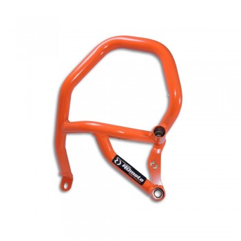 Kit protecții motor RDmoto - KTM 690 Enduro R / 690 Supermoto / SMC-R 2019-2023 | Husqvarna 701 Enduro / 701 Supermoto 2019-2023 - Orange (crash bar superior)