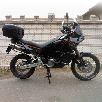 Kit protecții motor RDmoto - KTM 950 Adventure 2003-2006 - Orange (crash bar superior)