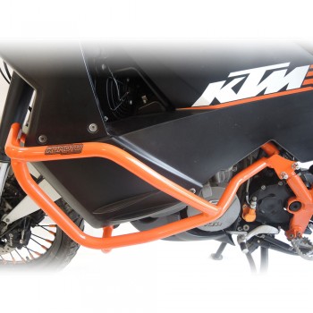 Kit protecții motor RDmoto - KTM 990 Adventure 2007-2013 - Orange (crash bar superior)