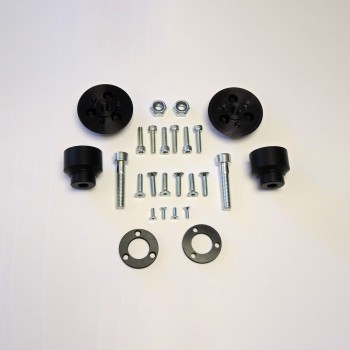 Kit protecții motor RDmoto SL01 Black - Honda CBF 1000 / F 2010-2018 (crash pad)