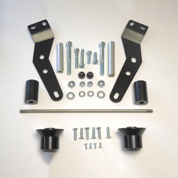 Kit protecții motor RDmoto SL01 Black - Honda CBR 125R 2011-2017 (crash pad) Kit protecții motor RDmoto SL01 Black - Honda CBR 125R 2011-2017 (crash pad)