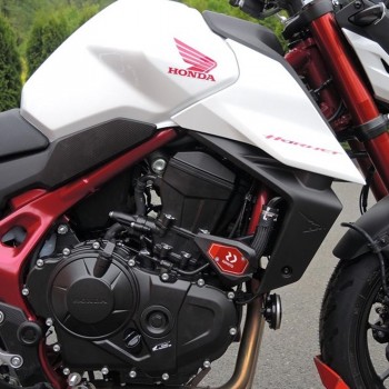 Kit protecții motor RDmoto SL01 Black - Honda CB 750 Hornet 2022-2024 (crash pad)