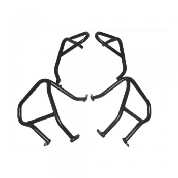 Kit protecții motor RDmoto - BMW R 1200 GS LC Adventure 2013-2016 - Negru (crash bar complet)