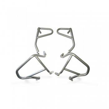 Kit protecții motor RDmoto - BMW R 1200 GS LC Adventure 2013-2016 - Argintiu (crash bar complet)