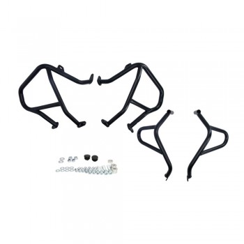 Kit protecții motor RDmoto - BMW R 1200 GS LC Adventure 2013-2016 - Negru (crash bar complet)