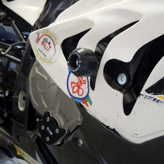 Kit protecții motor RDmoto PH01 Black - BMW S 1000RR 2012-2014 (crash pad)