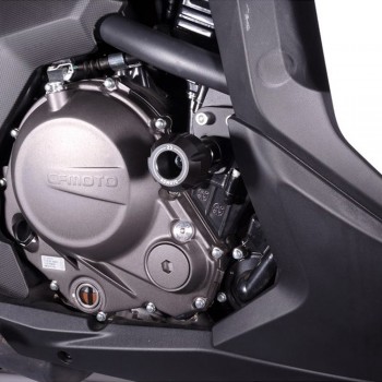 Kit protecții motor RDmoto PH01 Black - CFmoto GT650 2020-2023 (crash pad)