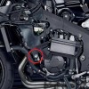 Kit protecții motor RDmoto PH01 Black - Honda CBR 600RR 2009-2012 (crash pad)