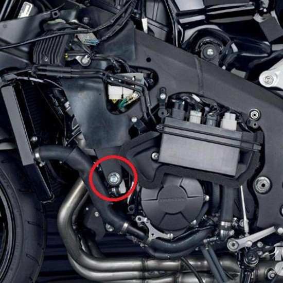 Kit protecții motor RDmoto PH01 Black - Honda CBR 600RR 2009-2012 (crash pad)
