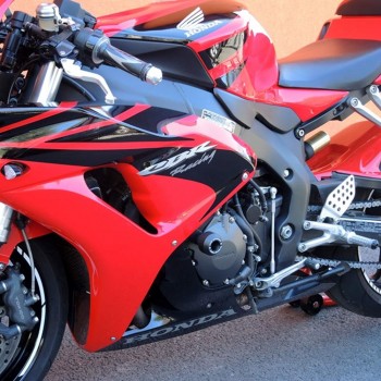 Kit protecții motor RDmoto PH01 Black - Honda CBR 1000RR 2006-2007 (crash pad)