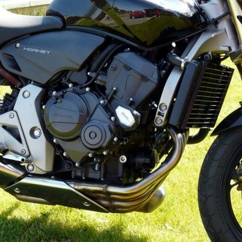 Kit protecții motor RDmoto SL01 Black - Honda CB 600 / F / S Hornet / CBF 600 / N / S 2007-2012 (crash pad)