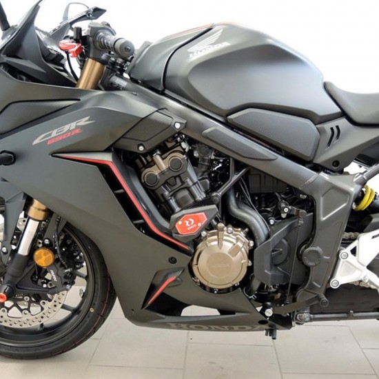 Kit protecții motor RDmoto SL01 Black - Honda CBR 650R 2019-2023 (crash pad) Kit protecții motor RDmoto SL01 Black - Honda CBR 650R 2019-2023 (crash pad)