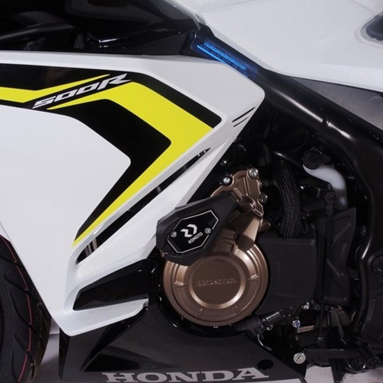 Kit protecții motor RDmoto SL01 Black - Honda CBR 500R 2019-2023 (crash pad)