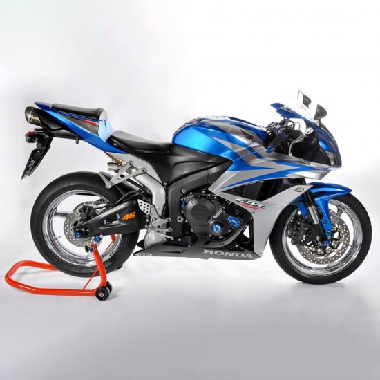 Kit protecții motor RDmoto SL01 Black - Honda CBR 600RR 2007-2008 (crash pad)