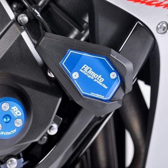 Kit protecții motor RDmoto SL01 Black - Honda CBR 600RR 2007-2008 (crash pad)
