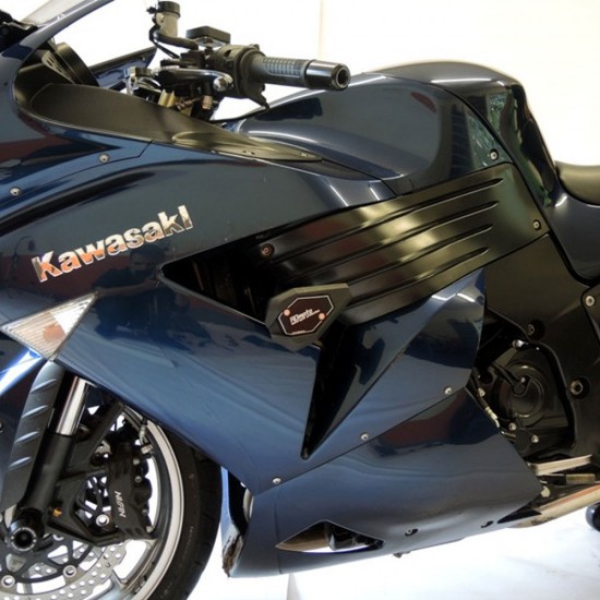 Kit protecții motor RDmoto SL01 Black - Kawasaki ZZR 1400 2006-2011 (crash pad)