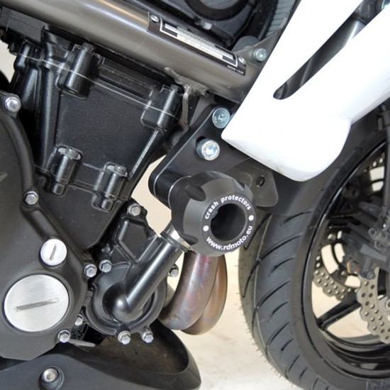 Kit protecții motor RDmoto PH01 Black - Kawasaki ER-6n 2009-2011 (crash pad)