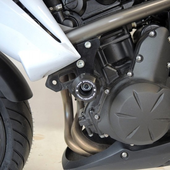 Kit protecții motor RDmoto PH01 Black - Kawasaki ER-6n 2009-2011 (crash pad)