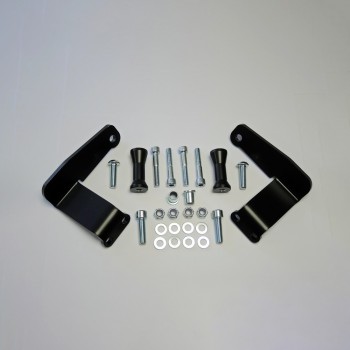 Kit protecții motor RDmoto PH01 Black - Kawasaki Ninja 300 2013-2020 (crash pad)