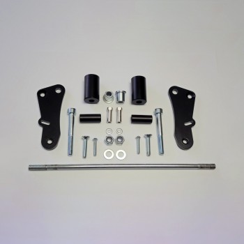 Kit protecții motor RDmoto PH01 Black - Kawasaki Ninja 125 / Ninja 250 SL (crash pad)