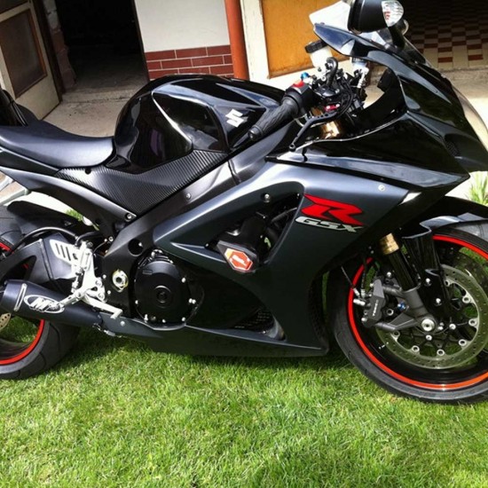 Kit protecții motor RDmoto SL01 Black - Suzuki GSX-R 1000 2007-2008 (crash pad)