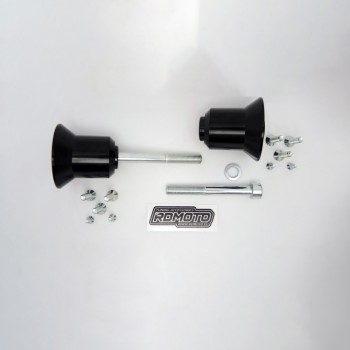 Kit protecții motor RDmoto SL01 Black - Suzuki SV 1000 2003-2008 (crash pad)