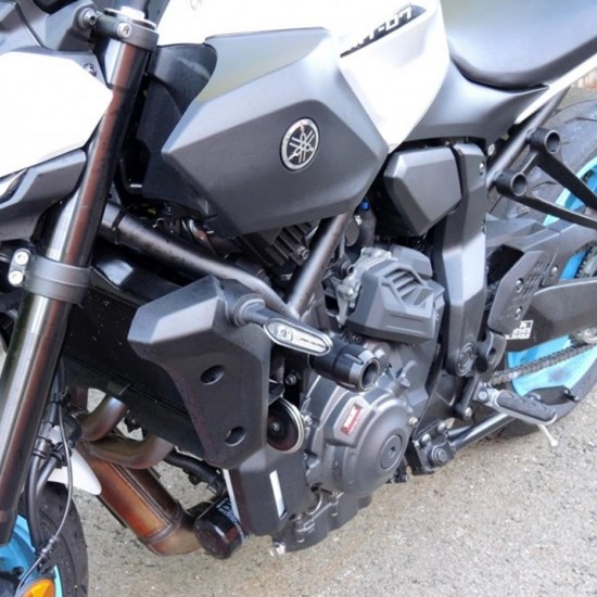 Kit protecții motor RDmoto PH01 Black - Yamaha MT-07 - 2014-2025 (crash pad)