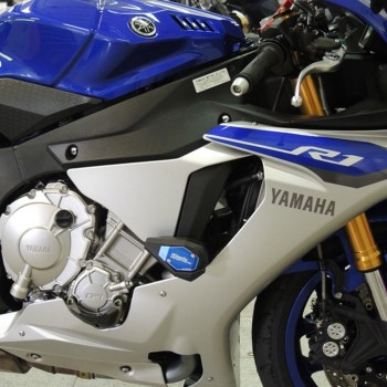 Kit protecții motor RDmoto SL01 Black - Yamaha R1 2015-2024 (crash pad)