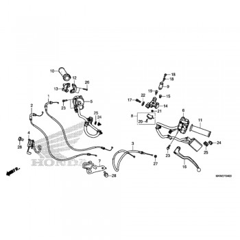 Cablu de ambreiaj - OE - Honda CBR 650R (2019-2023)