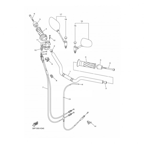 Cablu de ambreiaj - OE - Yamaha FZ8 / FZ1