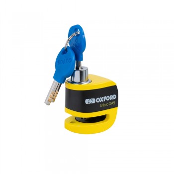 Blocator disc frână cu alarmă - OXFORD Micro XA5 (galben) - Antifurt moto Blocator disc frână cu alarmă - OXFORD Micro XA5 (galben) - Antifurt moto
