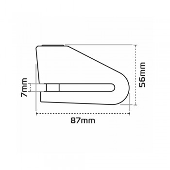 Blocator disc frână - OXFORD Alpha XD14 - Antifurt moto Blocator disc frână - OXFORD Alpha XD14 - Antifurt moto
