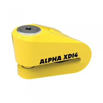 Blocator disc frână - OXFORD Alpha XD14 (galben) - Antifurt moto Blocator disc frână - OXFORD Alpha XD14 (galben) - Antifurt moto
