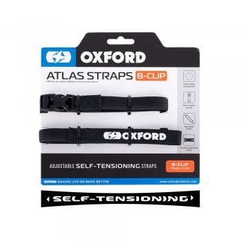 Chingi elastice ajustabile - OXFORD Atlas Straps 17mm x 1.2M - Black Chingi elastice ajustabile - OXFORD Atlas Straps 17mm x 1.2M - Black