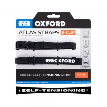 Chingi elastice ajustabile - OXFORD Atlas Straps 17mm x 2M - Black Chingi elastice ajustabile - OXFORD Atlas Straps 17mm x 2M - Black