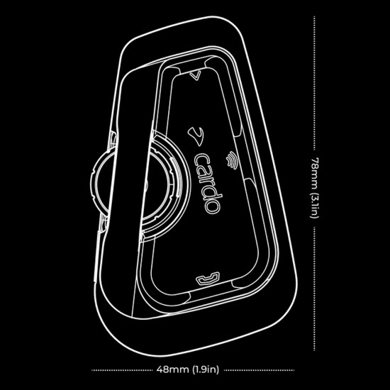Sistem de comunicare Cardo Freecom 2X - Kit intercom moto
